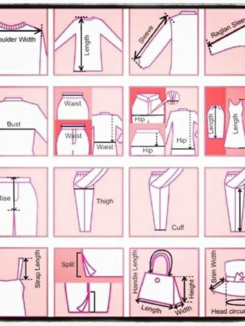 Size Guide Charts For Reference only!!! - Picture 8 of 10